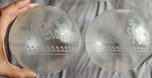 Globes verre pour - 6,