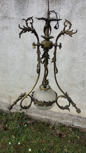 Ancien superbe imposant - , lustre